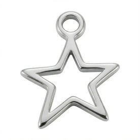 Hollow Star | Gold or Silver Add-On Charm - HBD