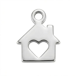 House & Heart Home Charm Necklace & Bracelet