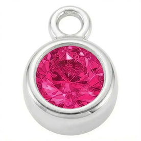 July Ruby | Gold or Silver Add-On Charm - HBD