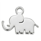 Charm Silver Lucky Elephant Animal Symbol Charm HBD