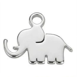 Lucky Elephant Charm Necklace & Bracelet