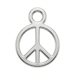 Peace Charm Necklace & Bracelet