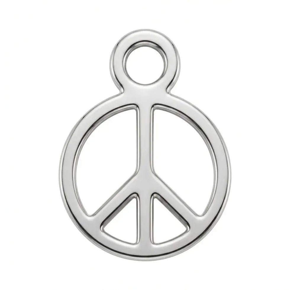 Peace | Gold or Silver Add-On Charm - HBD