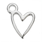 Charm Silver Signature Heart Symbol Charm HBD