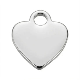 Solid Heart | Gold or Silver Add-On Charm - HBD