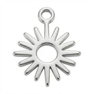 Charm Silver Sun Symbol Charm HBD