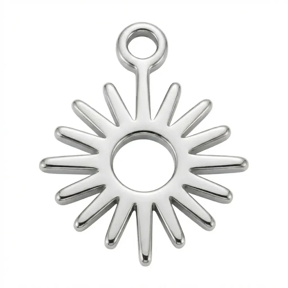 Sun Charm Necklace & Bracelet