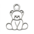 Charm Silver Teddy Bear Kids Symbol Charm HBD