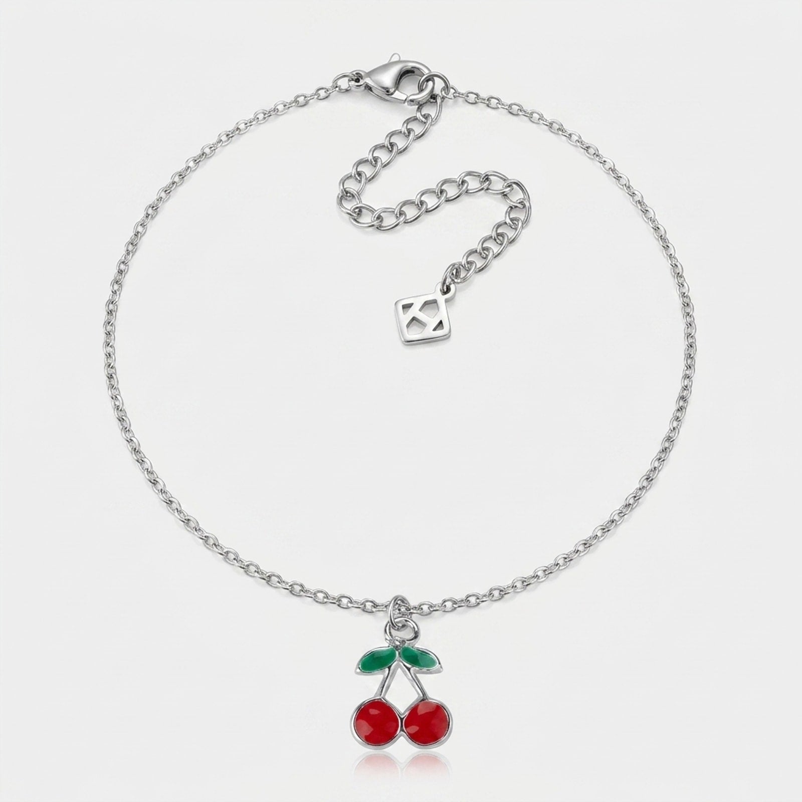 Cherry Charm Necklace & Bracelet