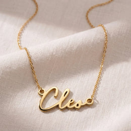 Cleo Name Necklace | 18ct Gold, Silver & Vermeil | Ready to Ship