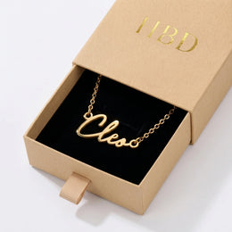 Cleo Name Necklace | 18ct Gold, Silver & Vermeil | Ready to Ship