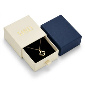 Clover Charm Necklace & Bracelet