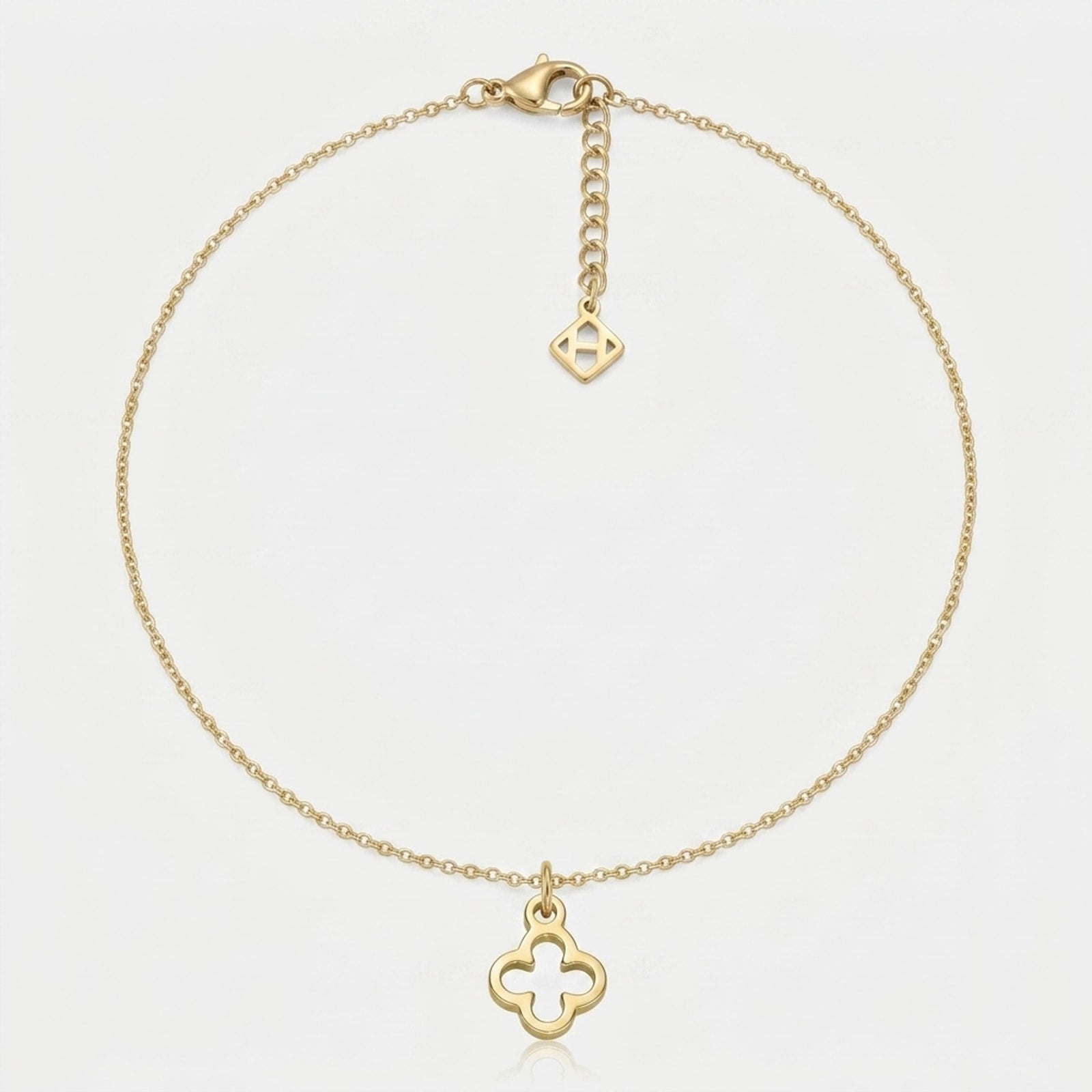 Clover Charm Necklace & Bracelet