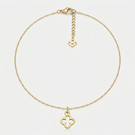 Clover Charm Necklace & Bracelet
