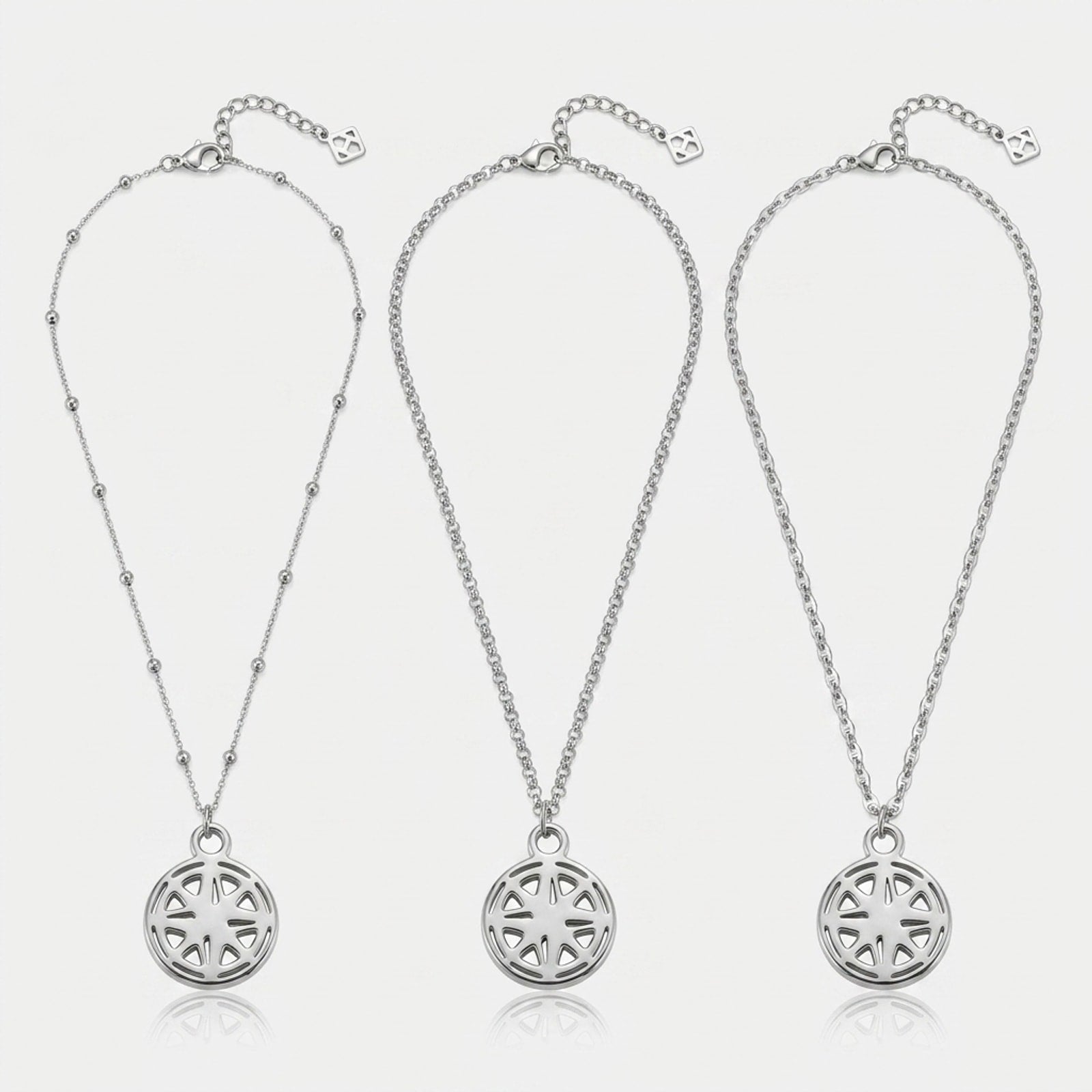 Compass Charm Necklace & Bracelet