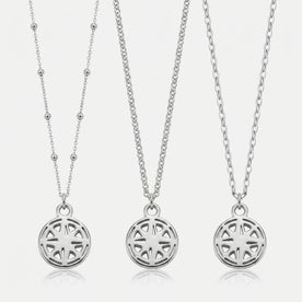 Compass Charm Necklace & Bracelet