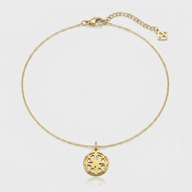 Compass Charm Necklace & Bracelet