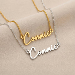 Connie Name Necklace | 18ct Gold, Silver & Vermeil | Ready to Ship