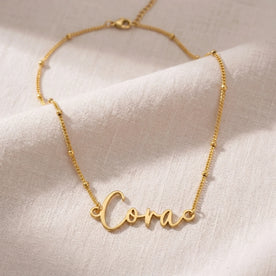 Cora Name Necklace | 18ct Gold, Silver & Vermeil | Ready to Ship