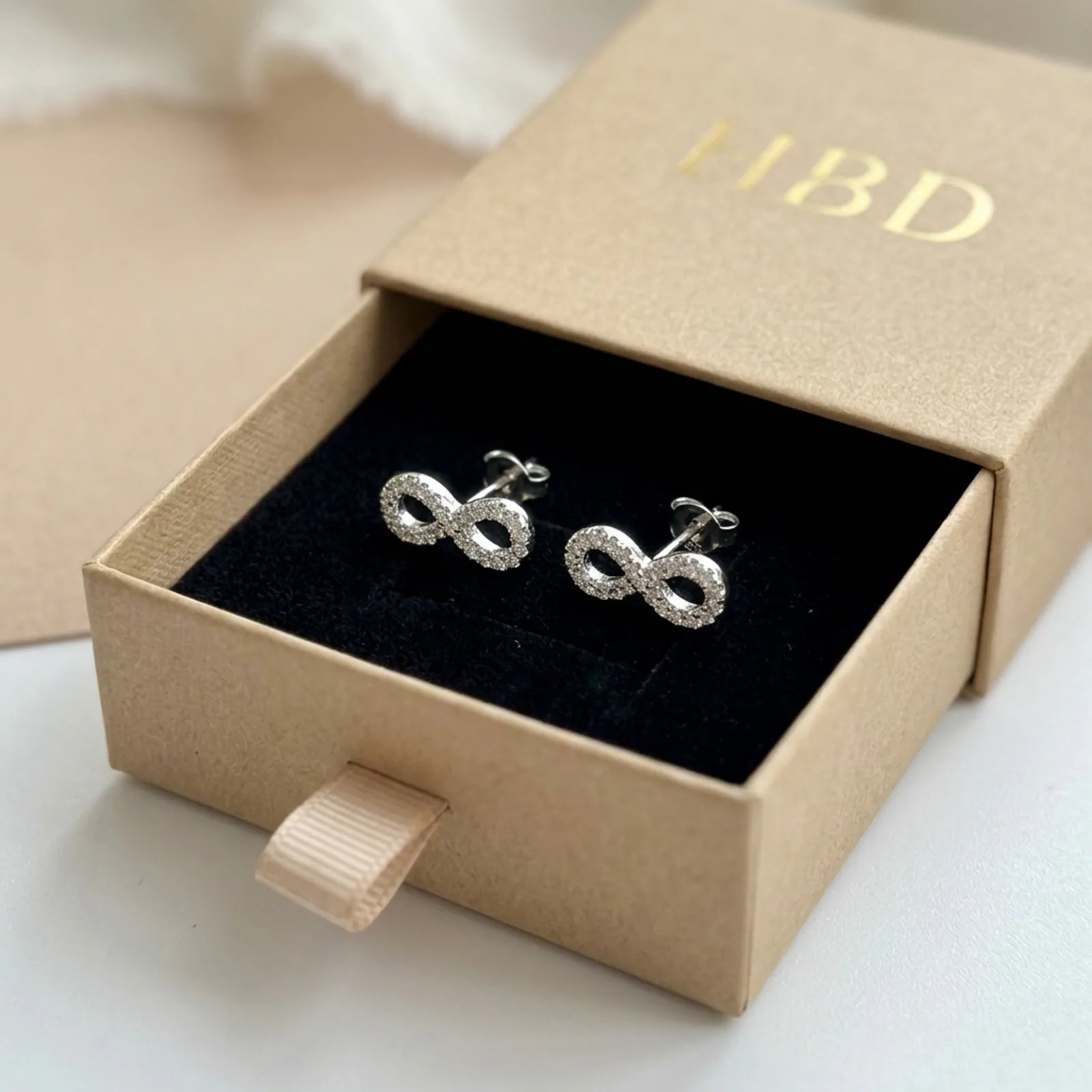 Infinity Stud Earrings