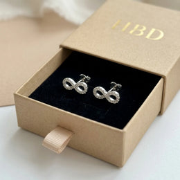 Infinity Stud Earrings