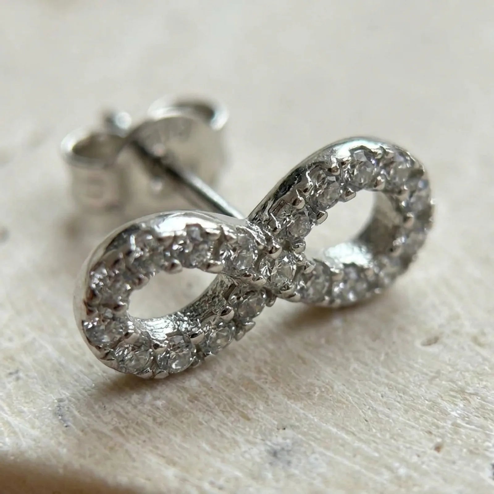 Infinity Stud Earrings