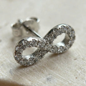 Infinity Stud Earrings