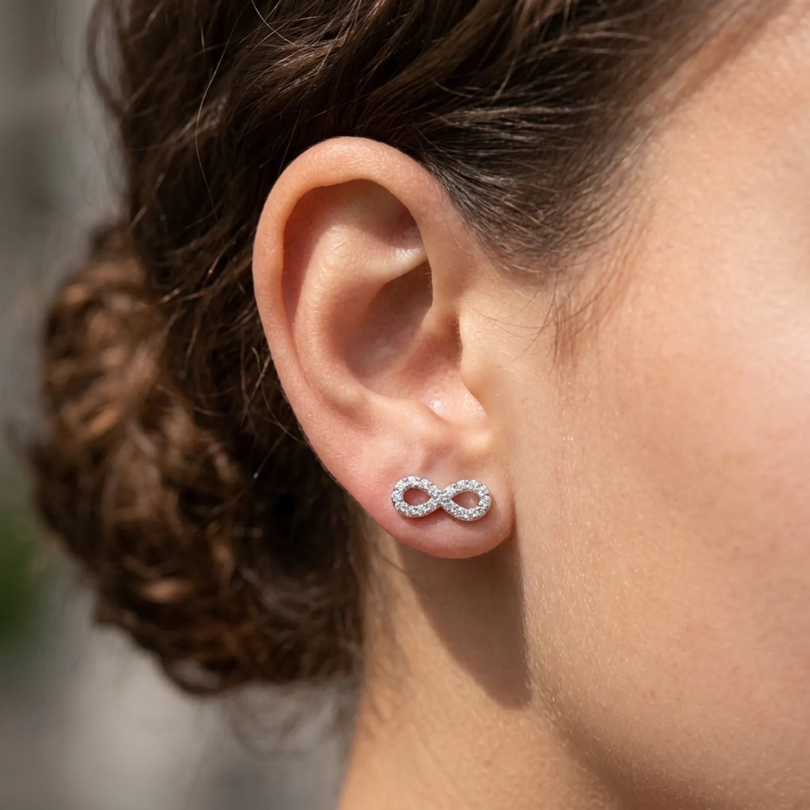 Infinity Stud Earrings