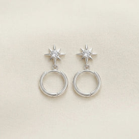 Star Huggie Hoop Earrings