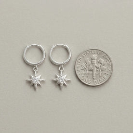 Star Huggie Hoop Earrings
