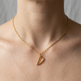 D Necklace | Initial & Letter D Pendant, Gold & Silver