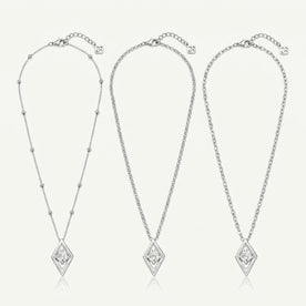 Diamond Charm Necklace & Bracelet