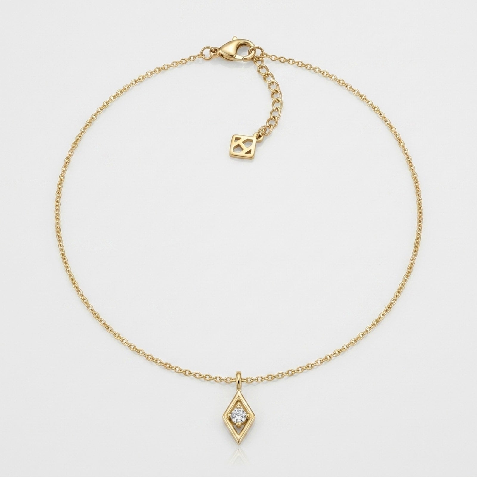 Diamond Charm Necklace & Bracelet