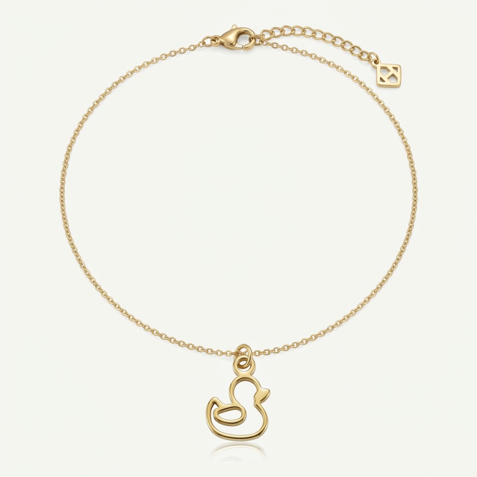 Duck Charm Necklace & Bracelet