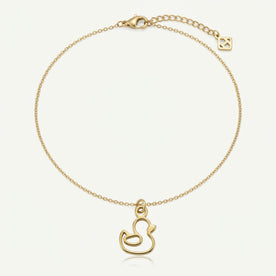 Duck Charm Necklace & Bracelet