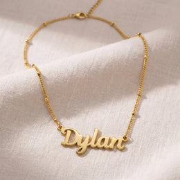 Dylan Name Necklace | 18ct Gold, Silver & Vermeil | Ready to Ship