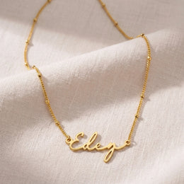 Eden Name Necklace | 18ct Gold, Silver & Vermeil | Ready to Ship