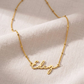 Eden Name Necklace | 18ct Gold, Silver & Vermeil | Ready to Ship
