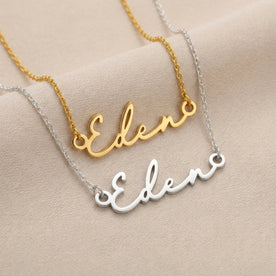 Eden Name Necklace | 18ct Gold, Silver & Vermeil | Ready to Ship