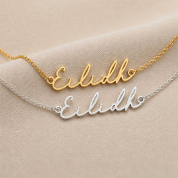 Eilidh Name Necklace | 18ct Gold, Silver & Vermeil | Ready to Ship