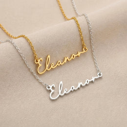 Eleanor Name Necklace | 18ct Gold, Silver & Vermeil | Ready to Ship