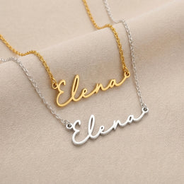 Elena Name Necklace | 18ct Gold, Silver & Vermeil | Ready to Ship