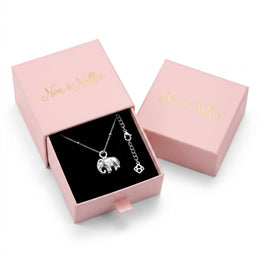 Elephant Charm Necklace & Bracelet