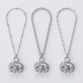 Elephant Charm Necklace & Bracelet