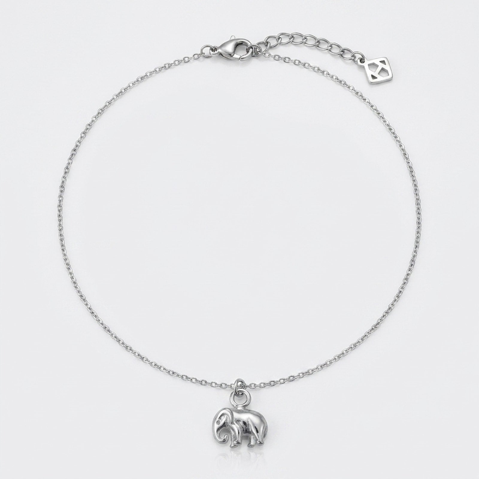 Elephant Charm Necklace & Bracelet