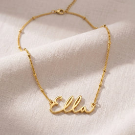 Ella Name Necklace | 18ct Gold, Silver & Vermeil | Ready to Ship