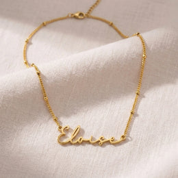 Eloise Name Necklace | 18ct Gold, Silver & Vermeil | Ready to Ship