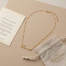 Elouise Name Necklace | 18ct Gold, Silver & Vermeil | Ready to Ship