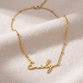 Emily Name Necklace | 18ct Gold, Silver & Vermeil | Ready to Ship