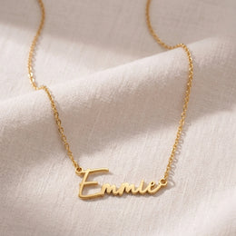 Emmie Name Necklace | 18ct Gold, Silver & Vermeil | Ready to Ship